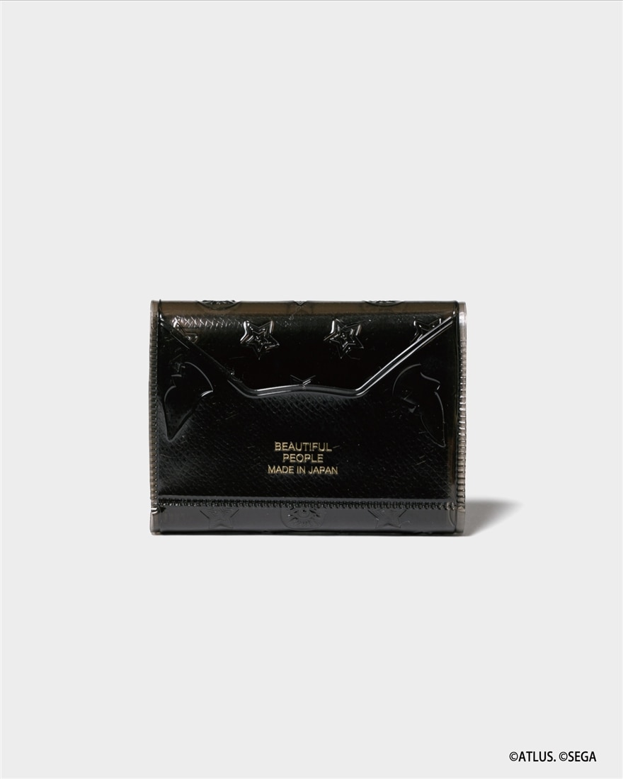 beautiful people×P5R nothing to hide miniwallet black black