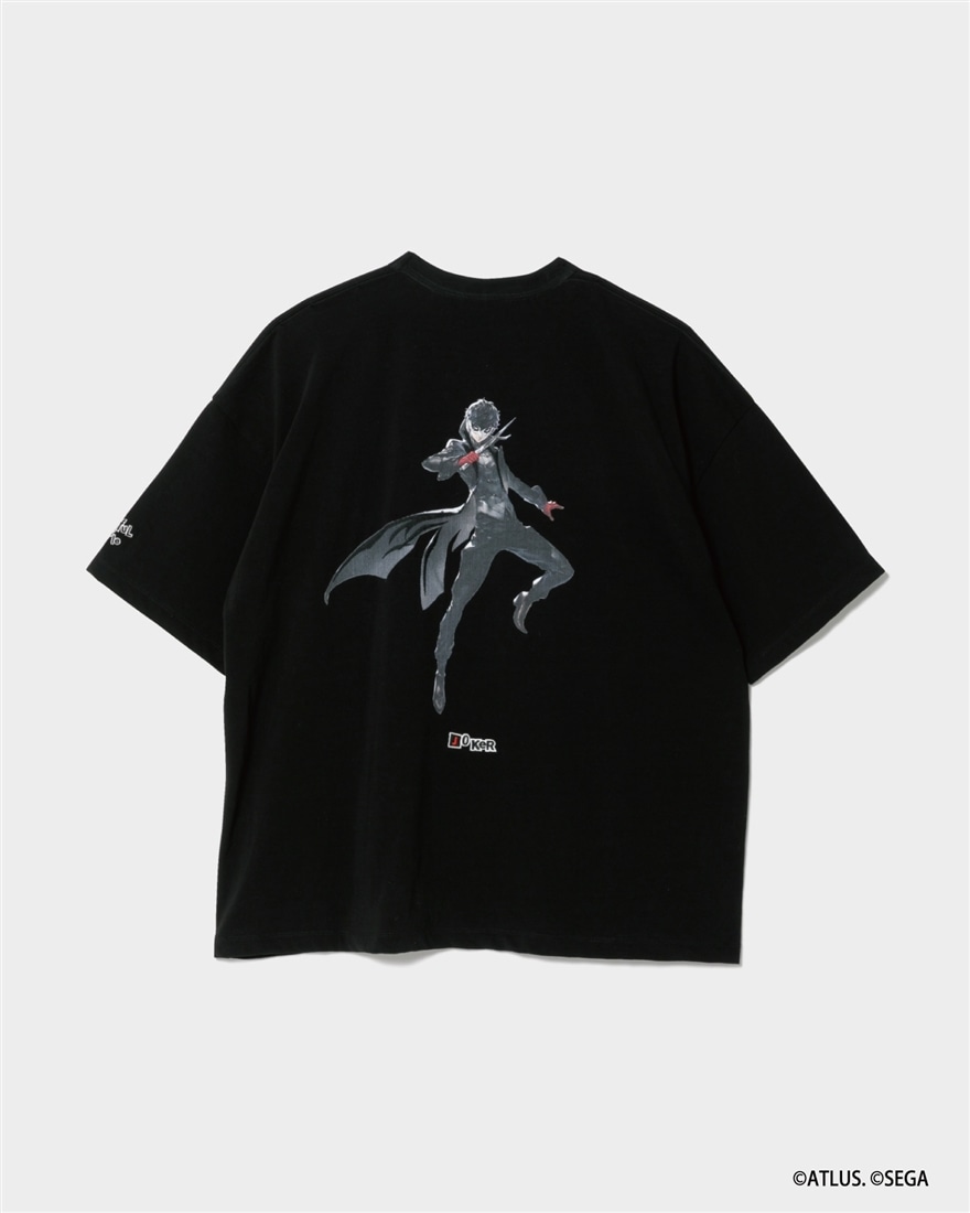 beautiful people×P5R high twist jersey T-shirts blk×red（ArSENe） 34サイズ 34サイズ red（ArSENe）