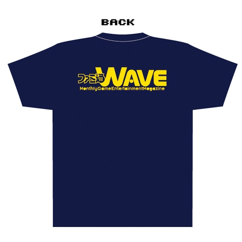 ファミ通WAVE Tシャツ:logo backネイビー/Mサイズ ネイビー/Mサイズ
