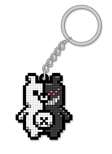 スーパーダンガンロンパ2 ピクセルラバーキーホルダーモノクマ モノクマ