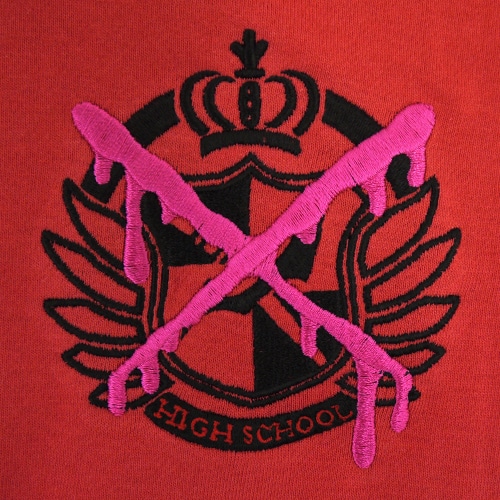 スーパーダンガンロンパ2 希望ヶ峰DEAD天竺パーカーFRENCH RED Sサイズ FRENCH RED Sサイズ