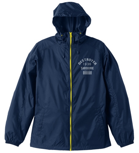 艦隊これくしょん～艦これ～時雨改二フーデッドウィンドブレーカーNAVY×YELLOW-L NAVY×YELLOW-L