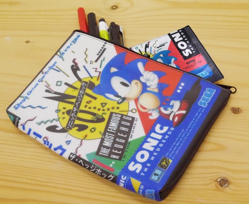 ソニック・ザ・ヘッジホッグメガドライブ版ポーチ