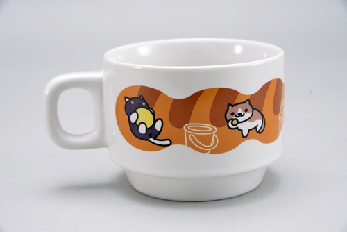 ねこあつめ スタッキングマグ「こ」 「こ」