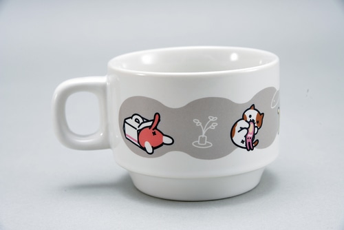 ねこあつめ スタッキングマグ「あ」 「あ」