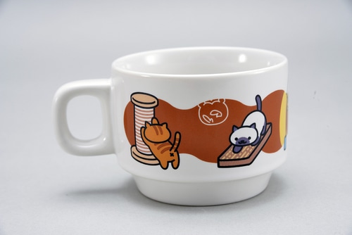 ねこあつめ スタッキングマグ「つ」 「つ」