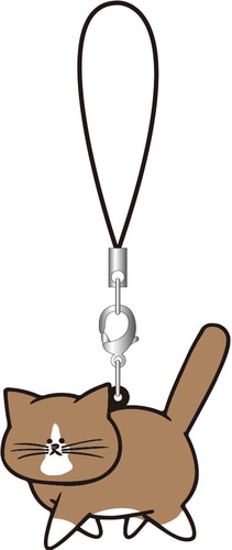 猫のぽんたラバーストラップA トコトコ A トコトコ