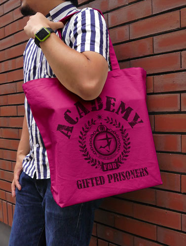 ニューダンガンロンパV3 才囚学園 ラージトート/VIVID PINK