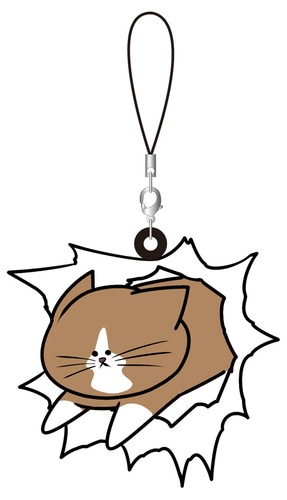猫のぽんたラバーストラップC バリィ C バリィ