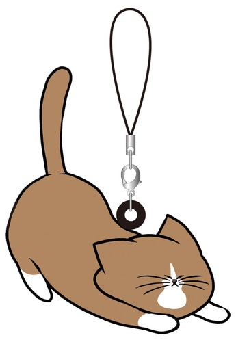 猫のぽんたラバーストラップD ぐ～ D ぐ～