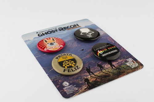 ゴーストリコン　ワイルドランズ　缶バッジセット1