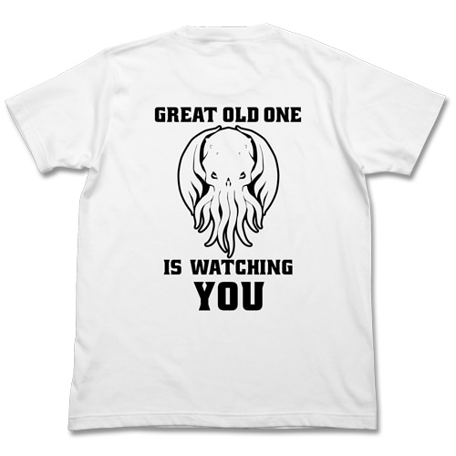 GREAT OLD ONE IS WATCHING YOU Tシャツ / M / WHITE M / WHITE