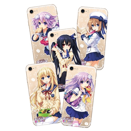 超次元ゲイム ネプテューヌ はいすくーる　iPhone7ケース ネプテューヌ ネプテューヌ