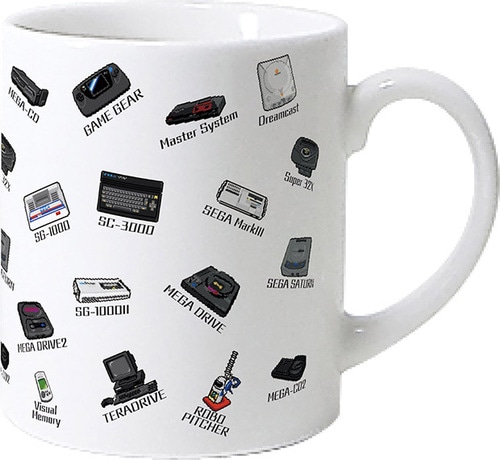 「セガハード」ドット絵総柄マグカップ