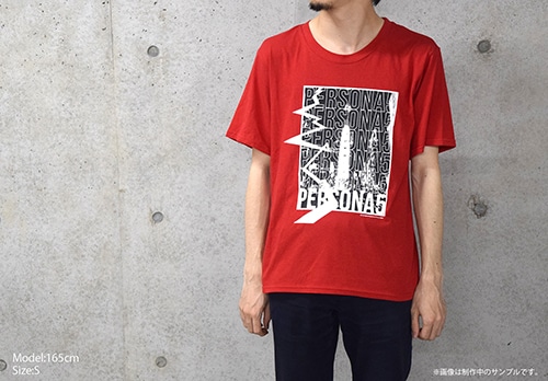 PERSONA5 the Animation 秀尽学園高校購買部 ENVYMコラボ　Tシャツ＜グラフィック＞【受注生産】 Red/Mサイズ Red/Mサイズ