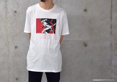 PERSONA5 the Animation 秀尽学園高校購買部 ENVYMコラボ　Tシャツ＜JOKER＞【受注生産】 White/Mサイズ White/Mサイズ