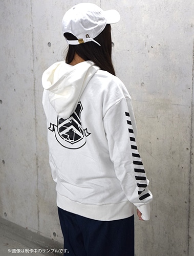 PERSONA5 the Animation 秀尽学園高校購買部 ENVYMコラボジップアップパーカー【受注生産】 White/Sサイズ White/Sサイズ