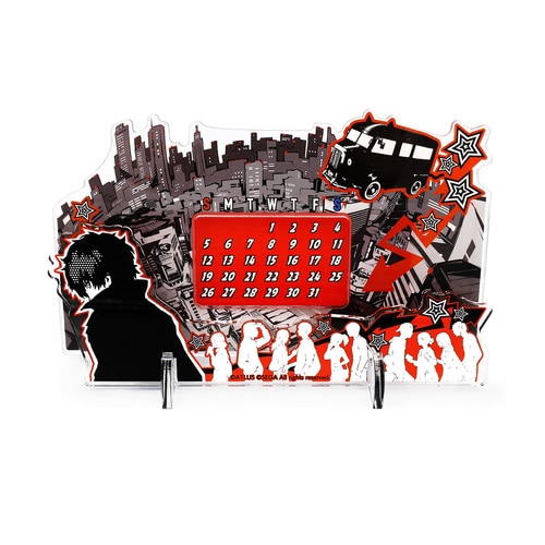 ペルソナ5 卓上アクリル万年カレンダー着せ替えパーツ vol.2(主人公・坂本竜司・モルガナ) (主人公・坂本竜司・モルガナ)