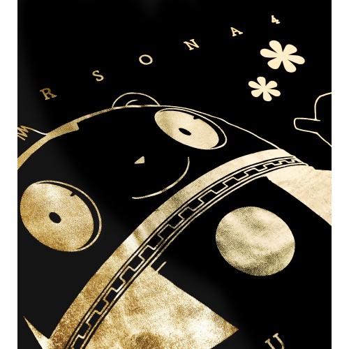 ペルソナ4 箔プリントTシャツ（クマ）/メンズ(サイズ/L) メンズ(サイズ/L)