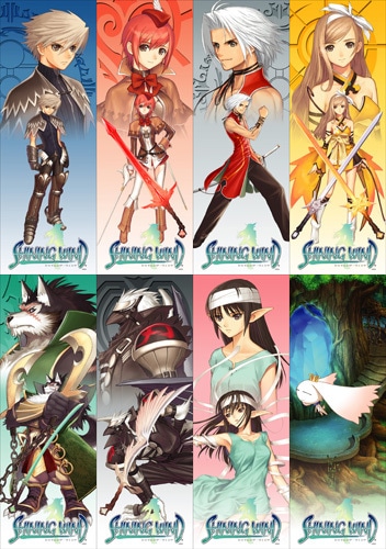 シャイニング・ウィンド コレクションポスターセット第1弾～第5弾セット