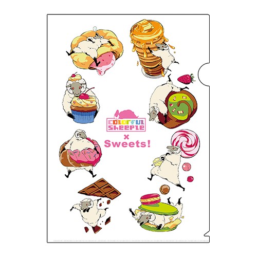 Colorful Sheeple × Sweets！　クリアファイル※2025年11月中旬出荷分