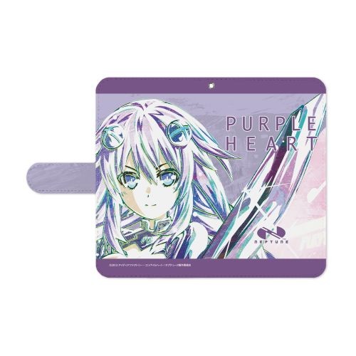 アニメ『超次元ゲイム ネプテューヌ』パープルハート Ani-Art 手帳型スマホケース(対象機種/Mサイズ) 対象機種/Mサイズ