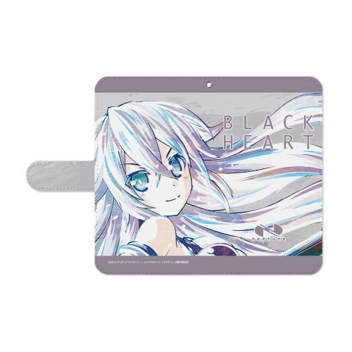 アニメ『超次元ゲイム ネプテューヌ』ブラックハート Ani-Art 手帳型スマホケース(対象機種/Lサイズ) 対象機種/Lサイズ