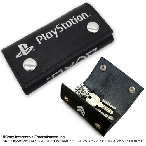本革キーケース “PlayStation”