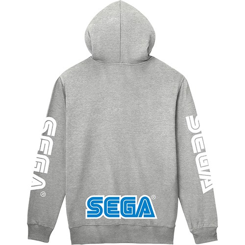 「セガロゴ」プレーンパーカー グレーXLサイズ XLサイズ