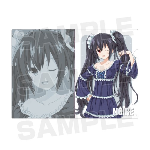 アニメ『超次元ゲイム ネプテューヌ』描き下ろしイラスト ノワール クリアファイル ノワール