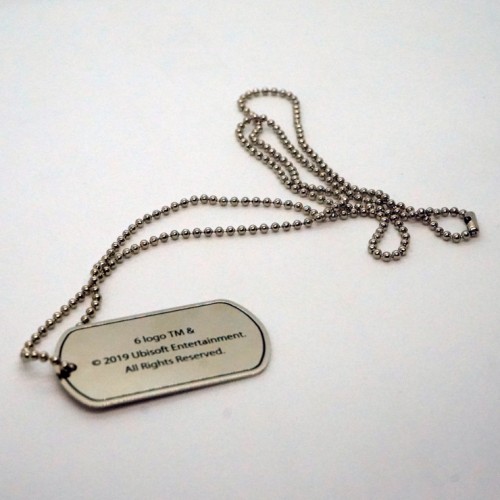 レインボーシックス シージ　ドッグタグネックレス