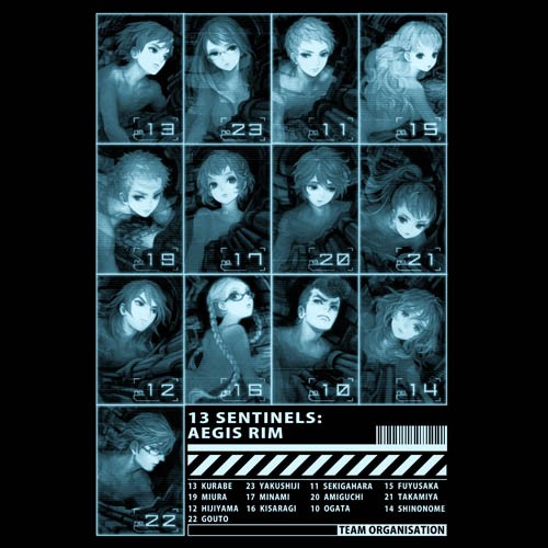 十三機兵防衛圏 TシャツBLACK-L BLACK-L