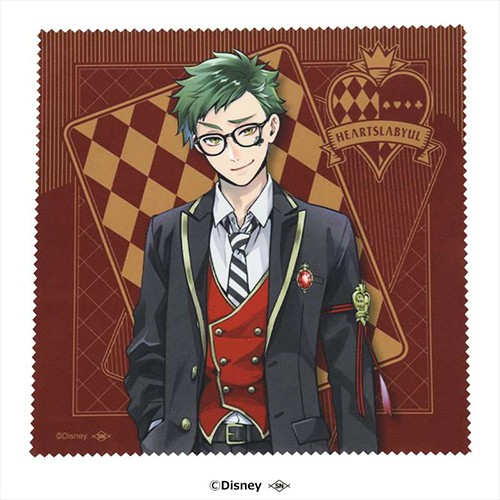 ディズニー ツイステッドワンダーランド 眼鏡ケース&クロスセットトレイ・クローバー トレイ・クローバー