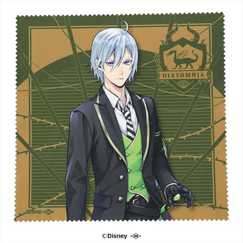 ディズニー ツイステッドワンダーランド 眼鏡ケース&クロスセットシルバー シルバー