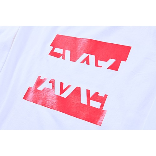 『FAV gaming』SPLIT LOGO LONG SLEEVE WHITEM M