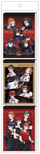 ディズニー ツイステッドワンダーランド 3連メモハーツラビュル ハーツラビュル