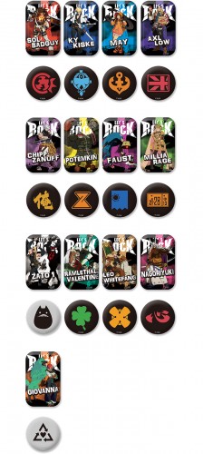 GUILTY GEAR -STRIVE- 缶バッジセット 12.名残雪 12.名残雪