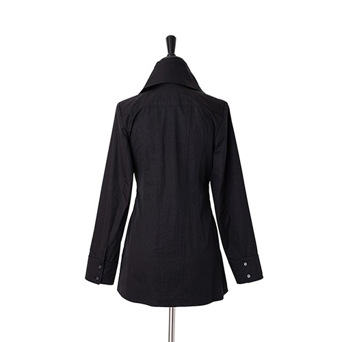 ナポレオンカラーシャツ_ジャケット_Blackレディース レディース