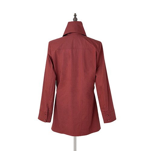 ナポレオンカラーシャツ_ジャケット_Redレディース レディース