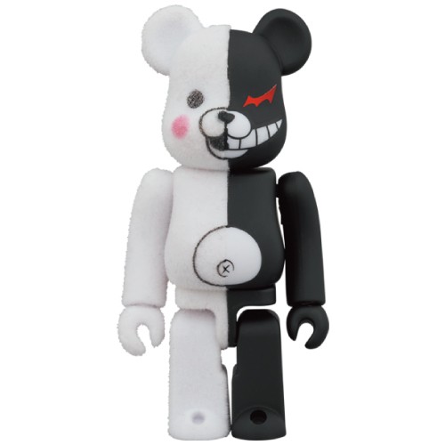 BE@RBRICK モノクマ ラバーコート＆フロッキー Ver. 100% & 400%