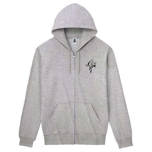 「墨絵 超音速針鼠 究極彩色」ジップアップパーカー Mサイズ※2025年11月中旬出荷分 Mサイズ