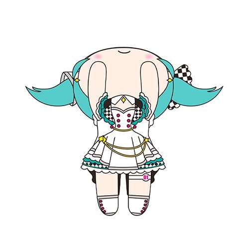 プロジェクトセカイ カラフルステージ！ feat. 初音ミク　寝そべり　ぬいぐるみ“ステージのセカイの初音ミク”(S) ステージのセカイの初音ミク