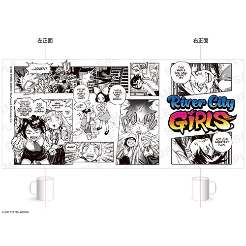 River City Girls マグカップ〈コミック風〉