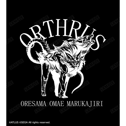 真・女神転生III NOCTURNE HD REMASTERオルトロス オレサマオマエマルカジリ Tシャツメンズ(サイズ/XL) メンズ(サイズ/XL)