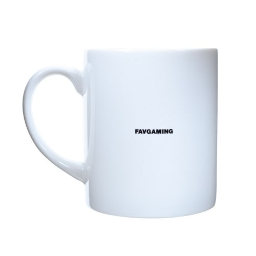 FAV gaming BLOCK Logo Mag Cup White White