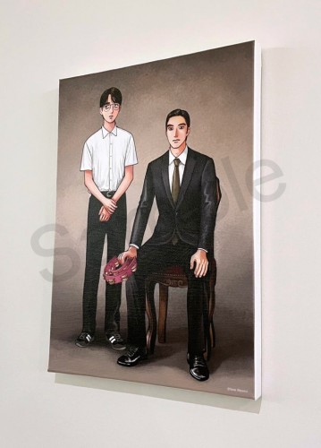 朗読劇『カラオケ行こ！』 和山やま描き下ろしメインビジュアル F4キャンバスボード