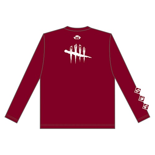 『DEAD BY DAYLIGHT×SADAKO RISING』ロングスリーブTシャツSteamコード付き限定版（バーガンディ）XL ロングスリーブTシャツ（バーガンディ）XL