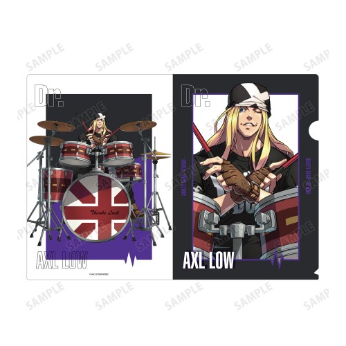 【GGST】描き下ろしイラスト アクセル＝ロウ バンドver. クリアファイル アクセル＝ロウ