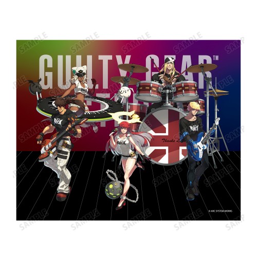 【GGST】描き下ろしイラスト LET’S ROCK 集合 バンドver. キャンバスボード LET’S ROCK 集合