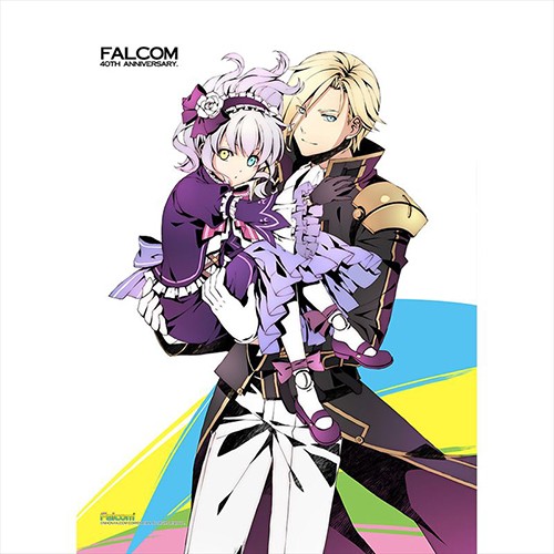 日本ファルコム40周年　B2タペストリー（ルーファス＆ラピス） ルーファス＆ラピス